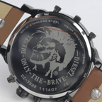 Steel Watch© | À Prova D'Água com Pulseira de Couro Premium