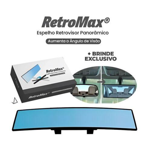 RetroMax® | Espelho Retrovisor Panorâmico Universal + Brinde Exclusivo