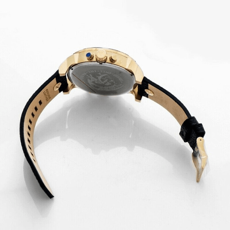 Steel Watch© | À Prova D'Água com Pulseira de Couro Premium