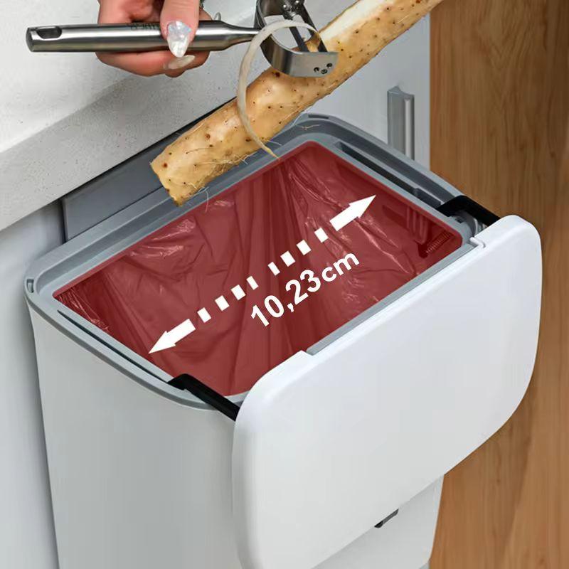 Lixeira Suspensa Bellari Clean© | Vedação Anti-Odor e Design Inteligente