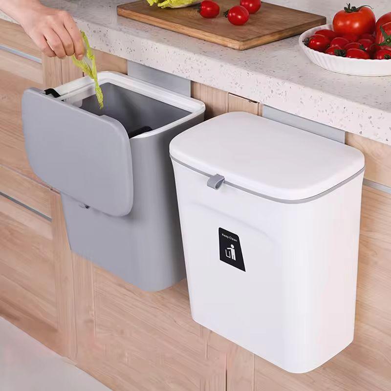 Lixeira Suspensa Bellari Clean© | Vedação Anti-Odor e Design Inteligente