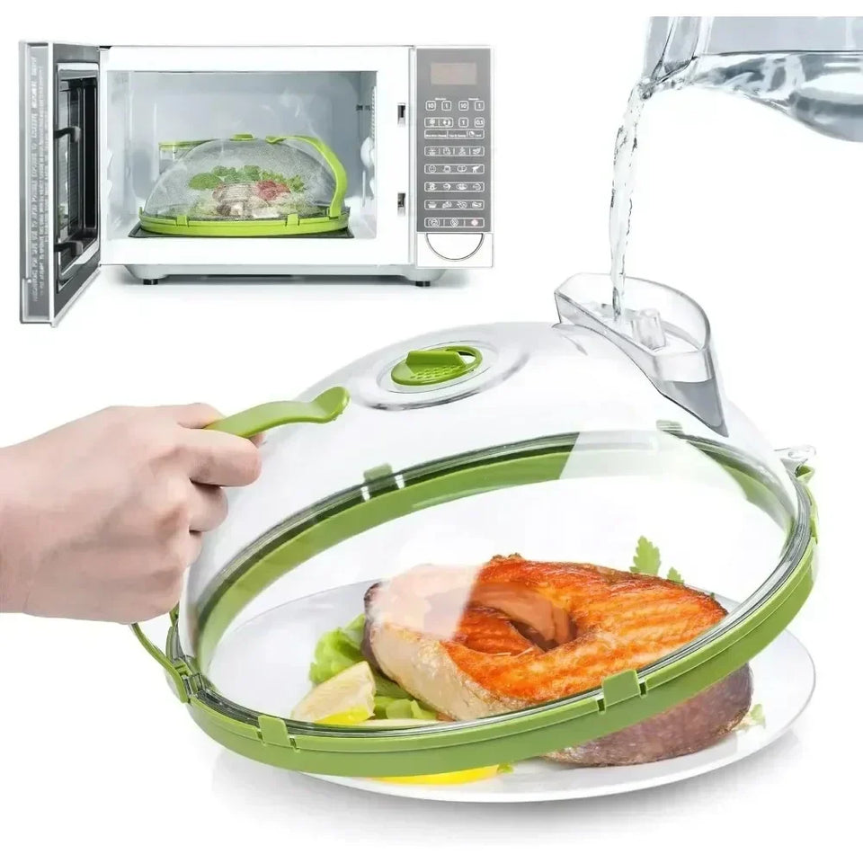 VaporChef™ – Refeições Suculentas 🍲 e micro-ondas sempre limpo 🧼!